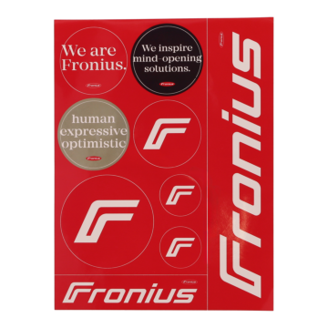 Fronius Stickerbogen