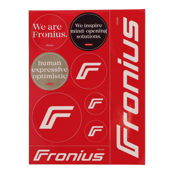 Fronius Stickerbogen